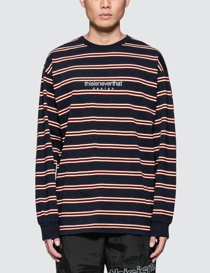 thisisneverthat® - L-logo Stripe L/S Top | HBX - Globally Curated 