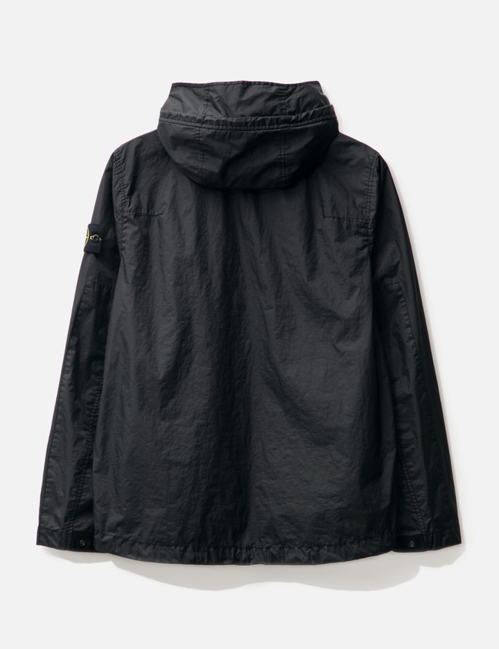 Shop Stone Island Membrana 3l Tc Hooded Jacket In Black