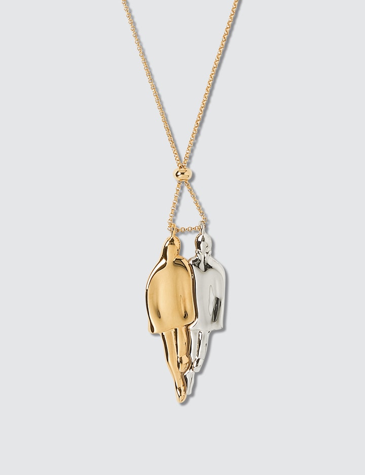 Two-tone Figure Pendant Necklace Placeholder Image