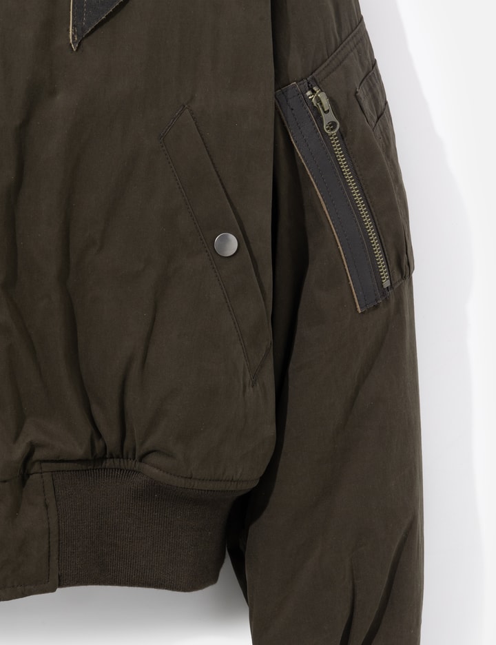 COOR B-15 Leather Tab Sherpa Bomber