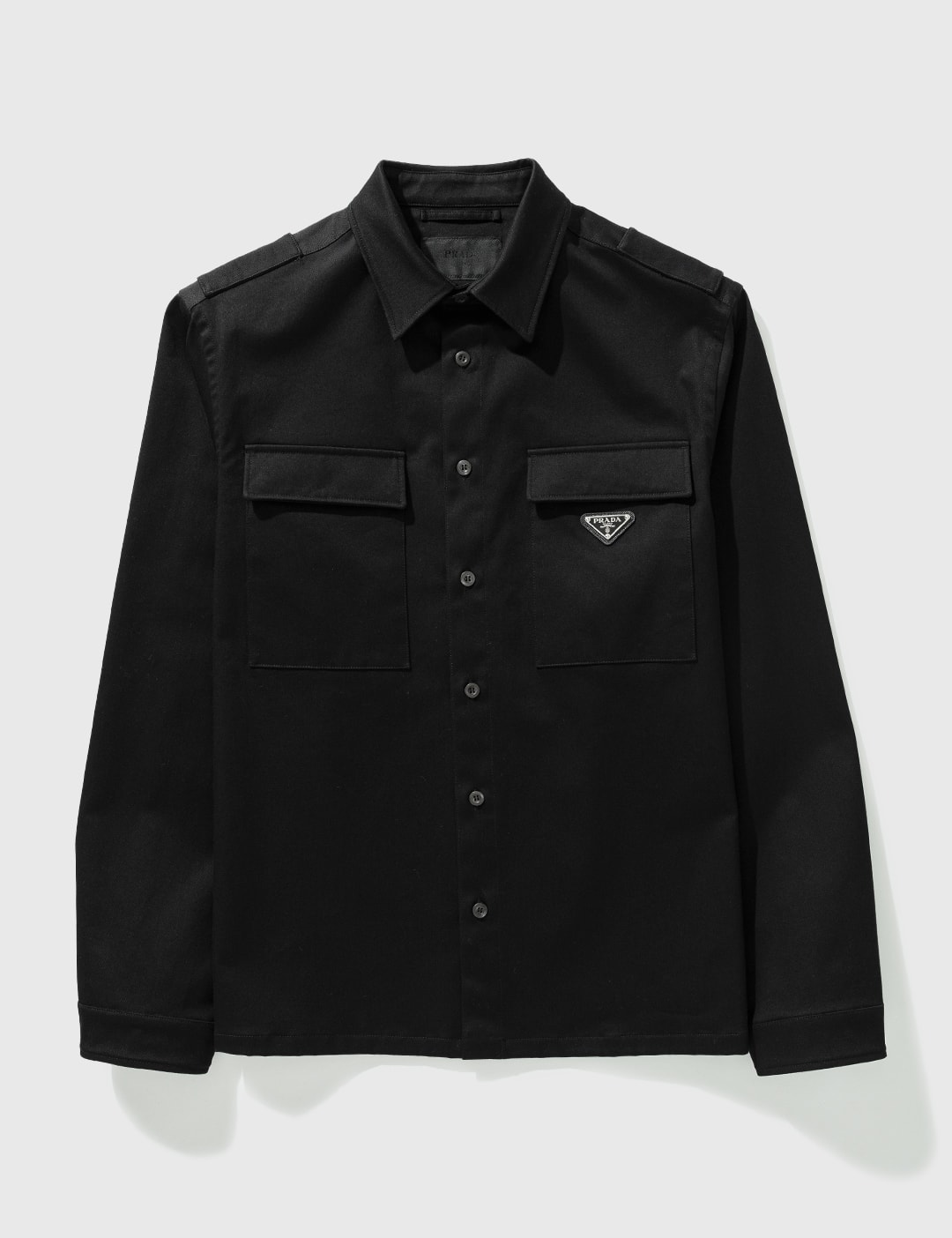 가바딘 스트레치 코튼 셔츠 재킷 Placeholder Image