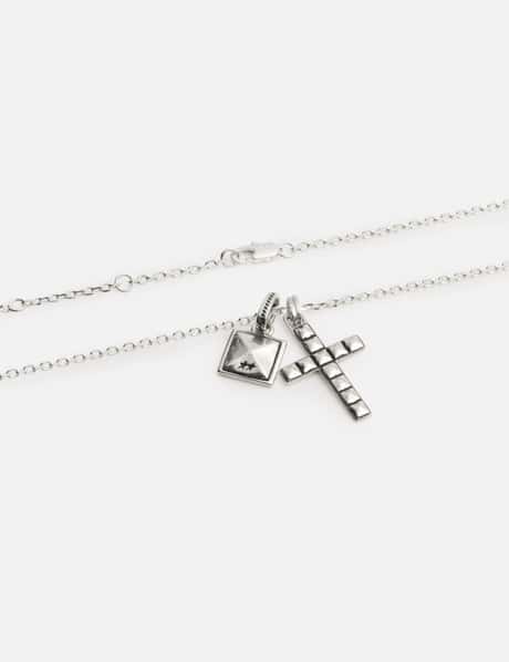 Studded Cross Necklace view 6