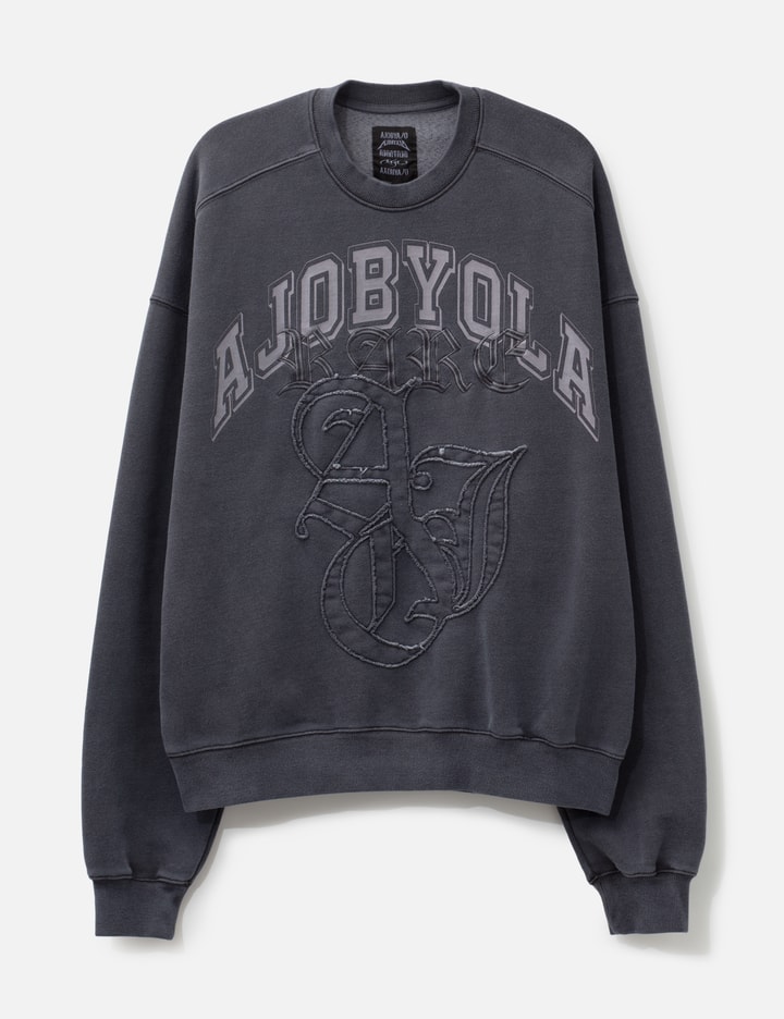AJOBYAJO Rare University Washed Sweatshirt