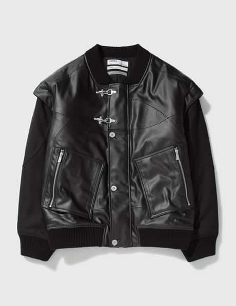 C2H4 Streamline Arch Panelled Bomber Jacket