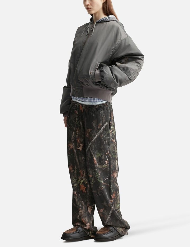 Praying Womens Plaid-hood Shell Bomber Jacket Grey Xs