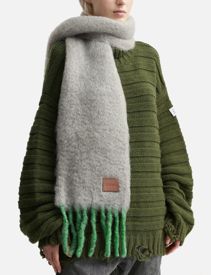 Scarf in mohair and wool blend Placeholder Image