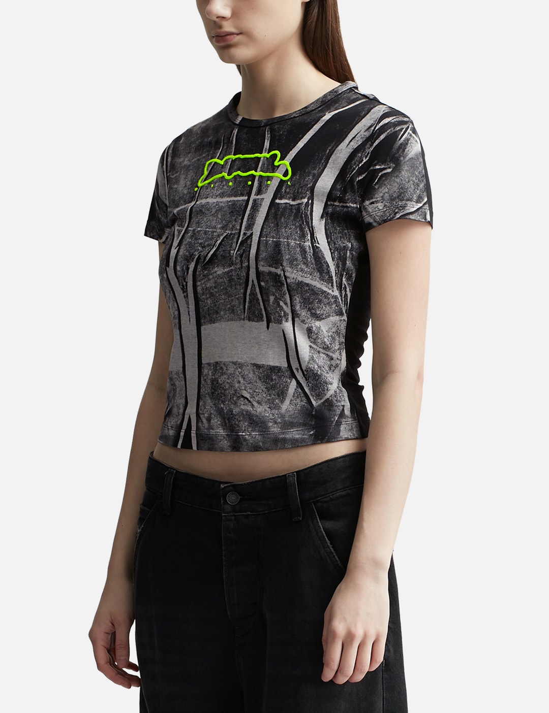 T-Uncutie-Long-N5 T-Shirt With Creased Print view 14