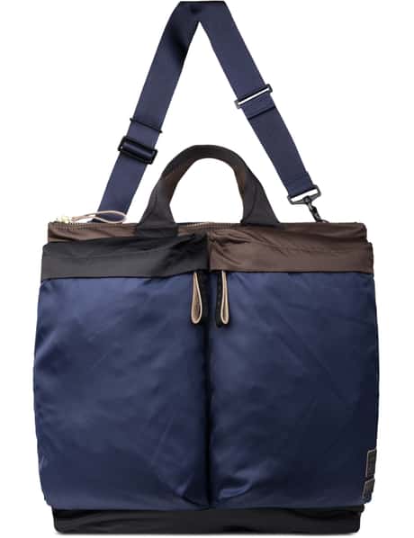 Marni Blue Marni X Porter Color Blocking Shopping Bag HBX