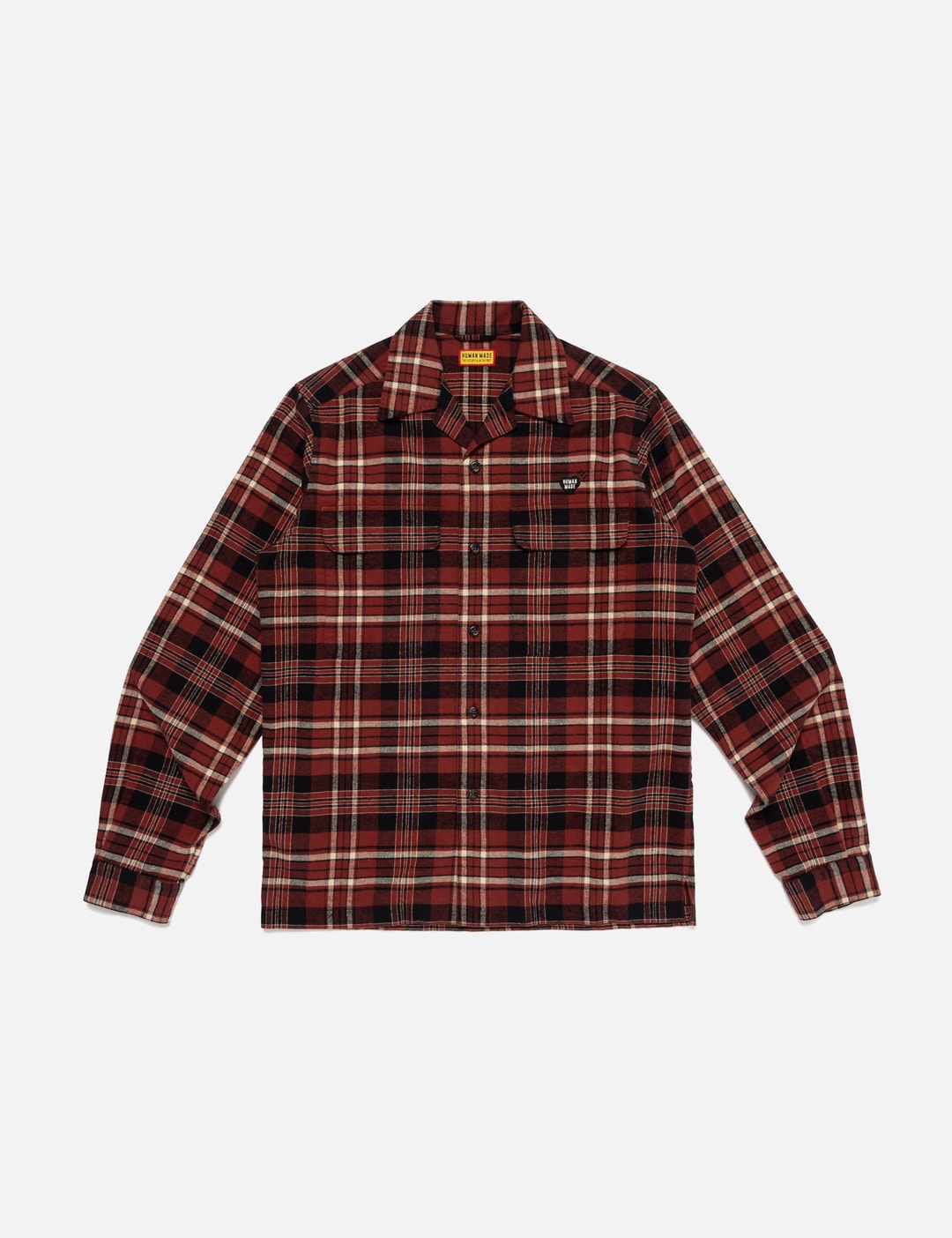 Human Made Flannel Check Shirt In Red/红色/紅色/레드/レッド