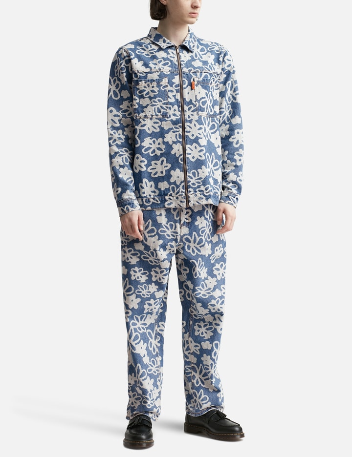 Louis Vuitton Monogram Flower Denim Pants