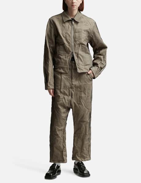 Product. 25 Semi-Oversized Layered Wrinkled Jacket view 12