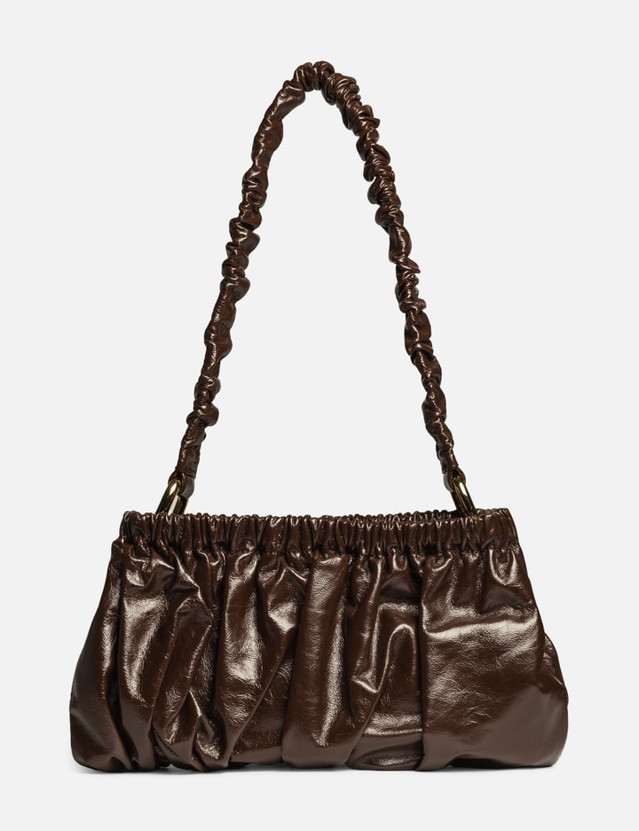 Marni Leather Gathered Clutch