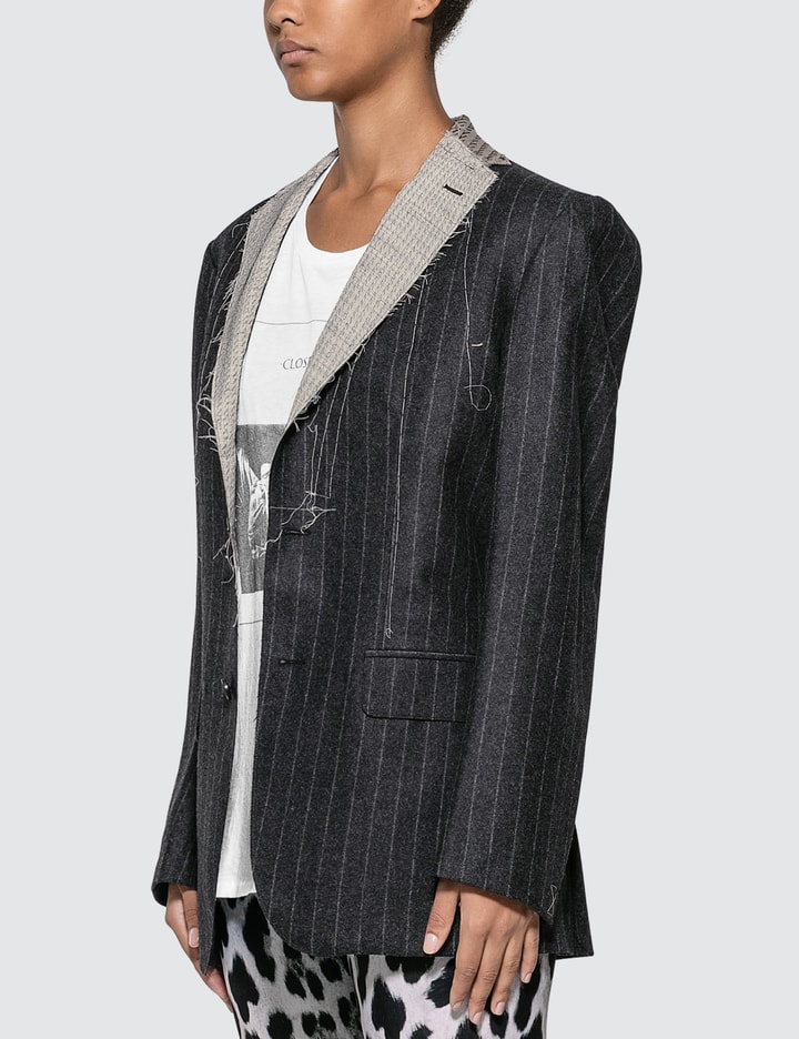 Deconstructed Oversized Boyfriend Blazer Placeholder Image