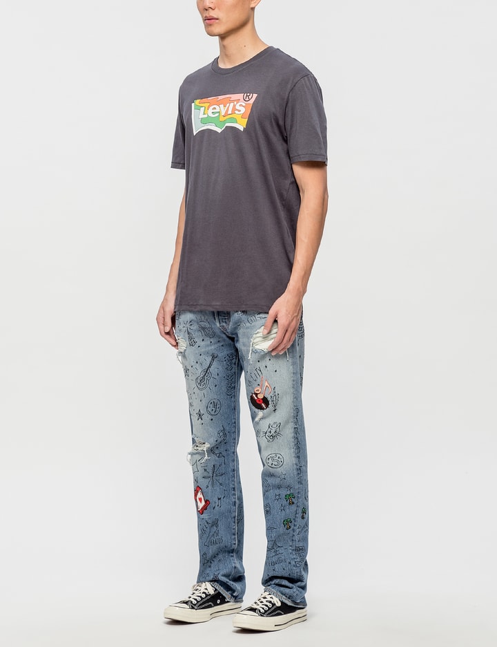 501 Levi's Original Fit Scribble Jeans Placeholder Image