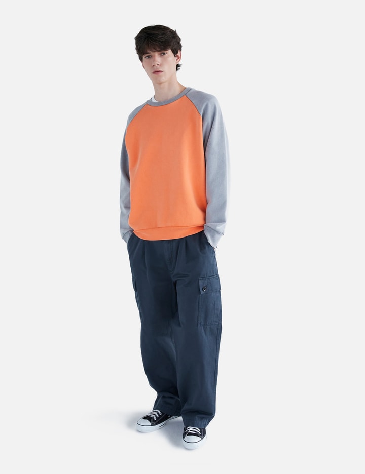 Khakis 2-Tone Raglan Crewneck