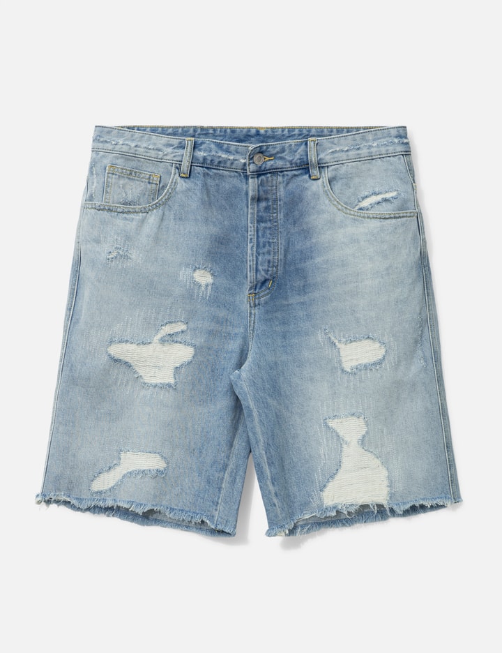 Repaired Denim Shorts Placeholder Image