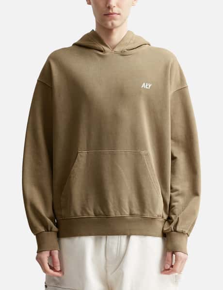 "Good Vibes Khaki Washed Out" Hoodie view 10