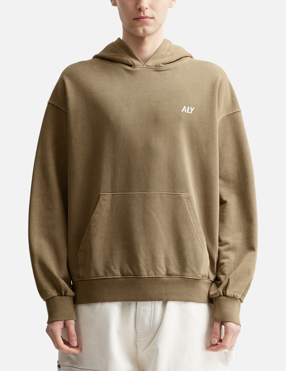 "Good Vibes Khaki Washed Out" Hoodie view 11