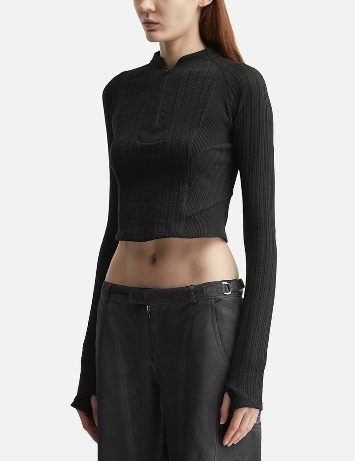 Mystephenm Vol. 3.0 Half Zip Up In Black