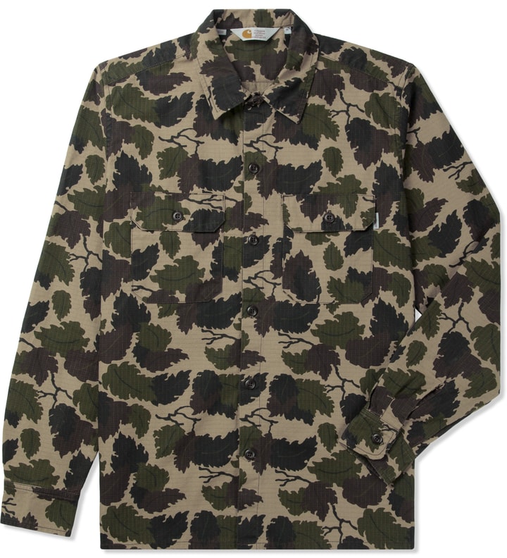 Camo Mitchell Rinsed L/S Mission Shirt Placeholder Image