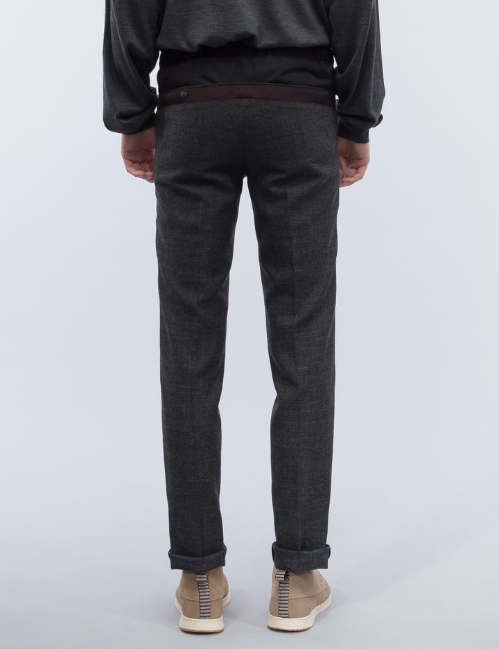 Contrast-panels Wool Pants Placeholder Image