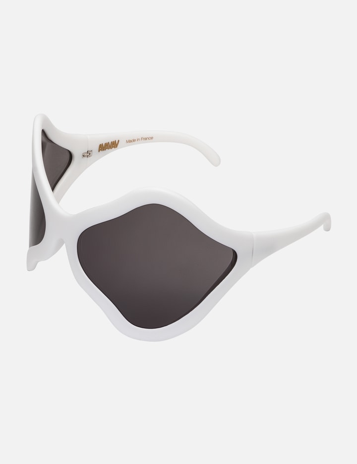 Shop Avavav Panda Sunglasses In White