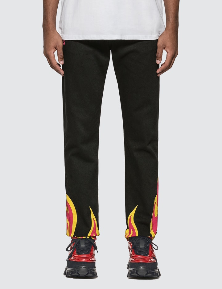 Flame Printed Jeans Placeholder Image
