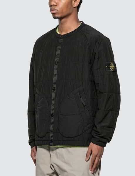 ストーンアイランド - Naslan Light Quilted Collarless Jacket | HBX