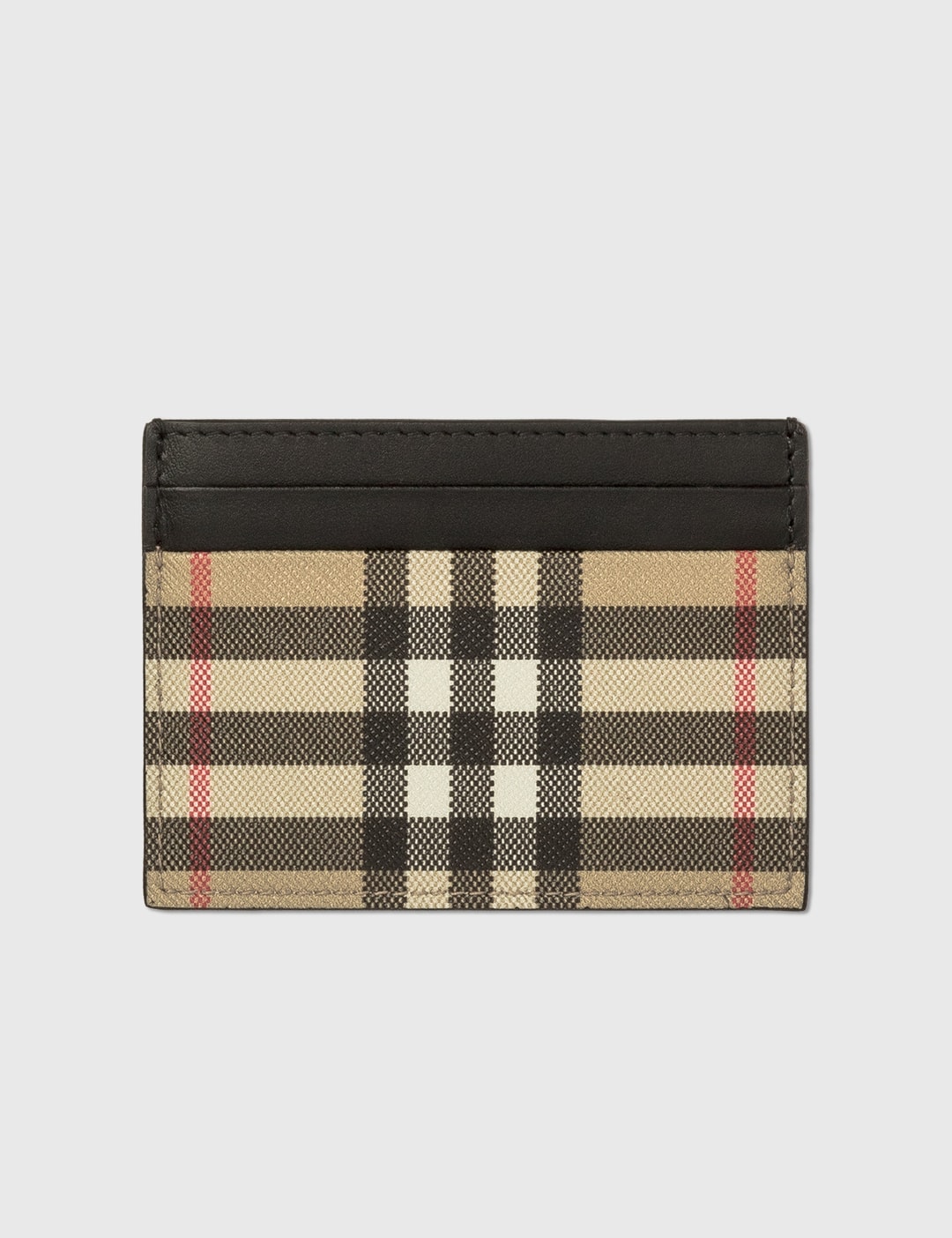 Burberry - Vintage Check E-canvas and Leather Card Case | HBX - Globally  Curated Fashion and Lifestyle by Hypebeast