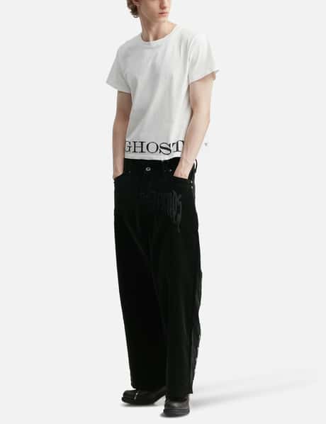 "Caspian" Ghost Fitted T-Shirt In White view 14