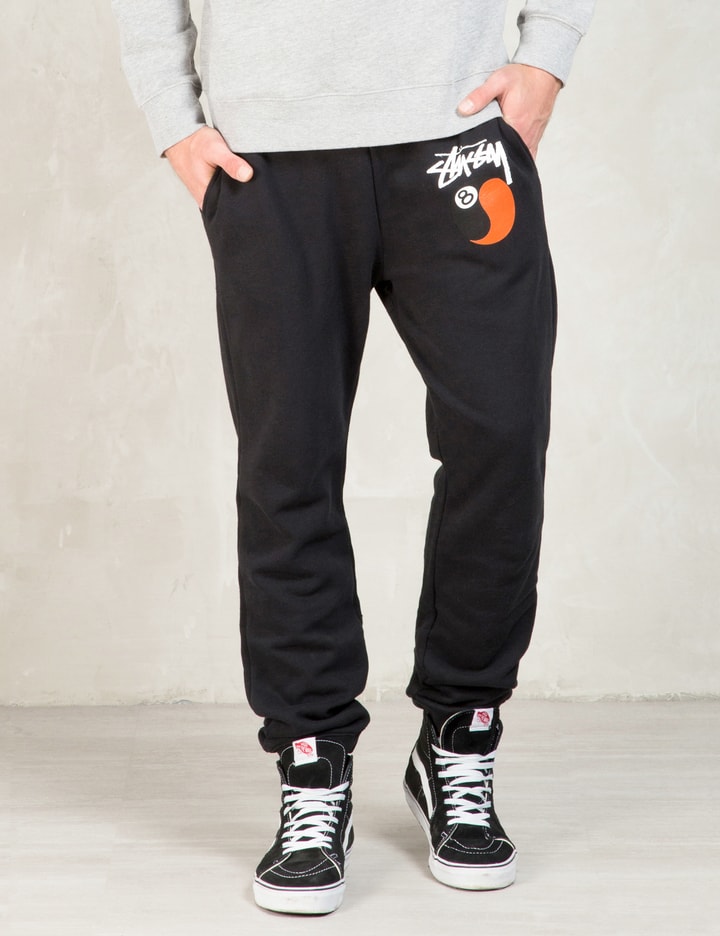 Black Yin Yang Ball Sweatpants Placeholder Image