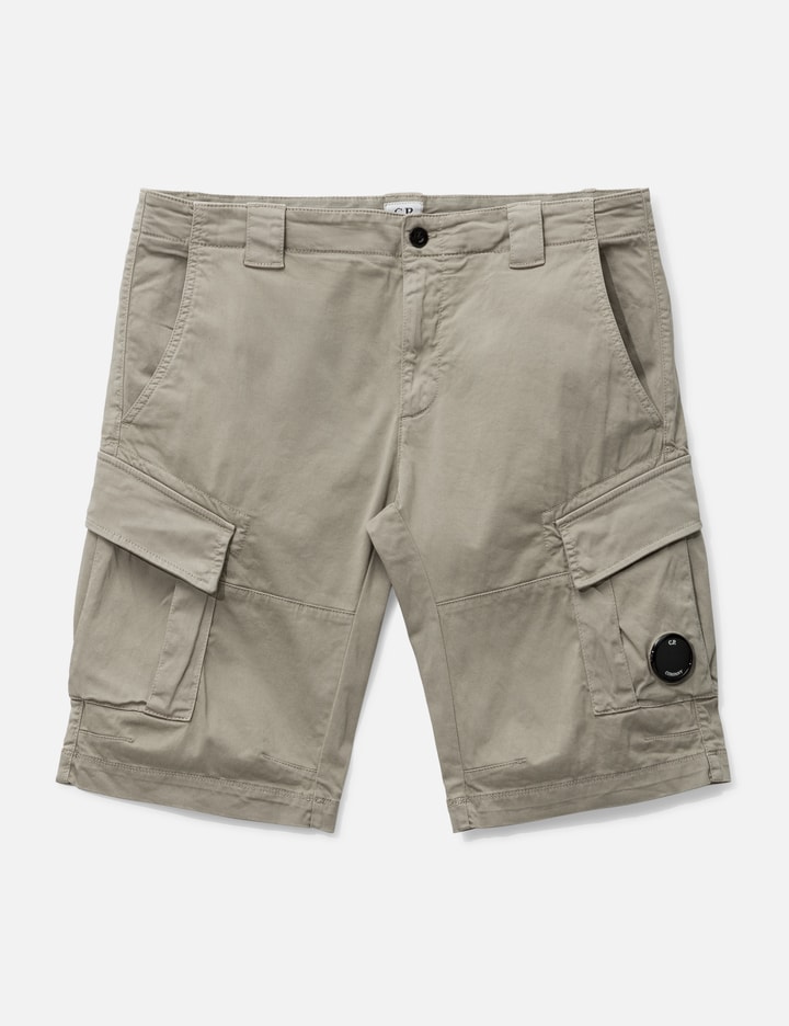 Stretch Sateen Cargo Shorts Placeholder Image