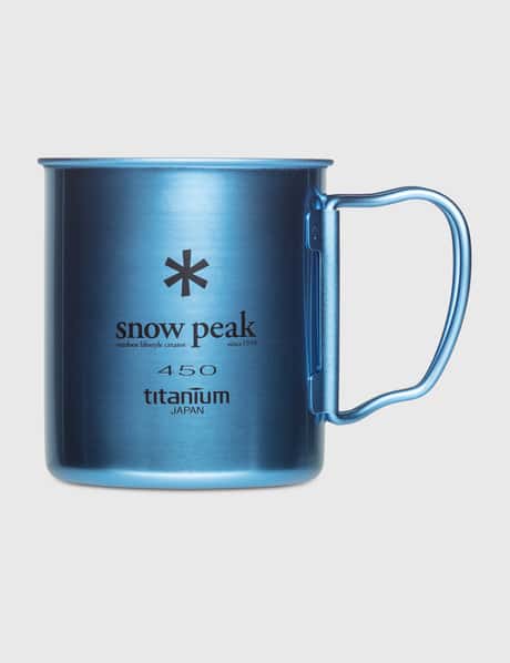 Snow Peak 티타늄 싱글 월 450 컬러드 컵