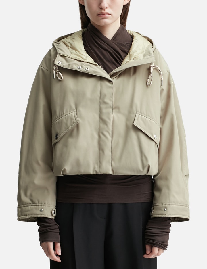 Eucalyptus Hooded Short Down Jacket Placeholder Image