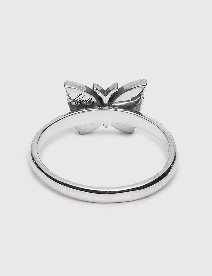 NEEDLES Silver Papillon Ring for Men