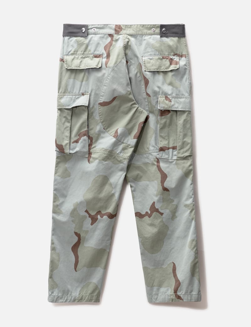 OAMC camouflage-pattern cargo trousers - Green
