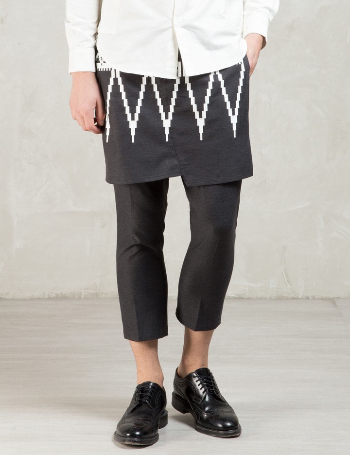 Black Detachable Apron Chino Placeholder Image