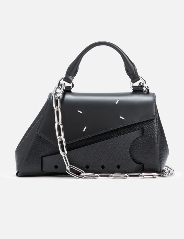 Shop Maison Margiela Snatched Asymmetric Micro In Black