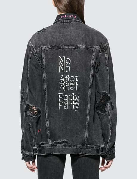 Alexander Wang - Daze No After Party Oversized Denim Jacket | HBX 