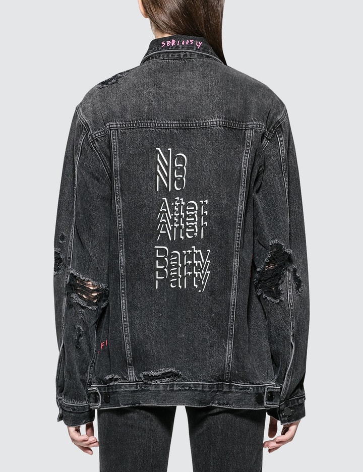 Daze No After Party Oversized Denim Jacket Placeholder Image