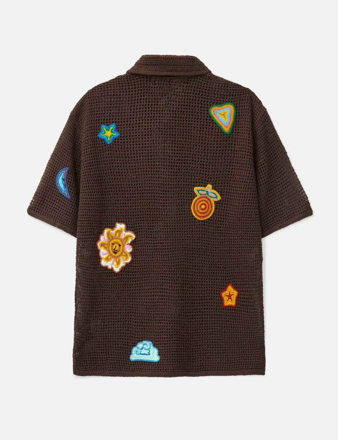 Motif Crochet Polo Shirt view 10