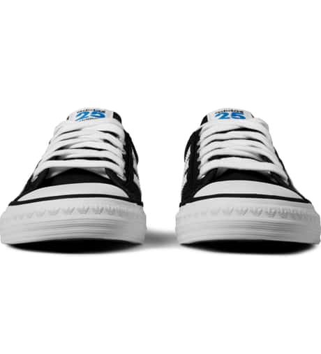 adidas Originals - Adidas Originals By NIGO Black Shooting Star Low Top Sneakers | HBX adidas Originals - Adidas Originals By NIGO Black Shooting Star Low Top Sneakers | HBX