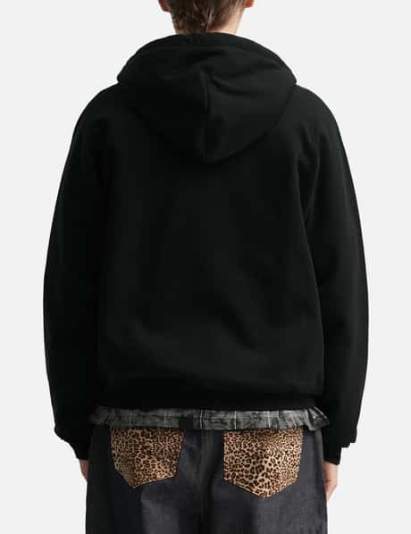 Cursive Small Logo Zip Hoodie view 12