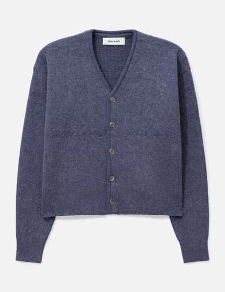 Brushed Mohair V-Neck Cardigan view 6