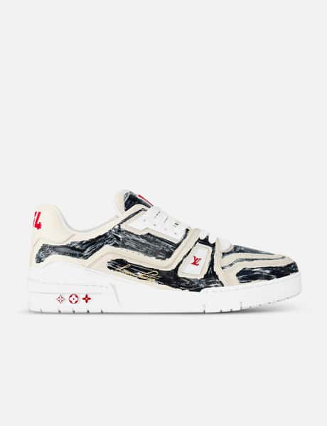 Louis Vuitton Louis Vuitton Trainer Colored In White Black