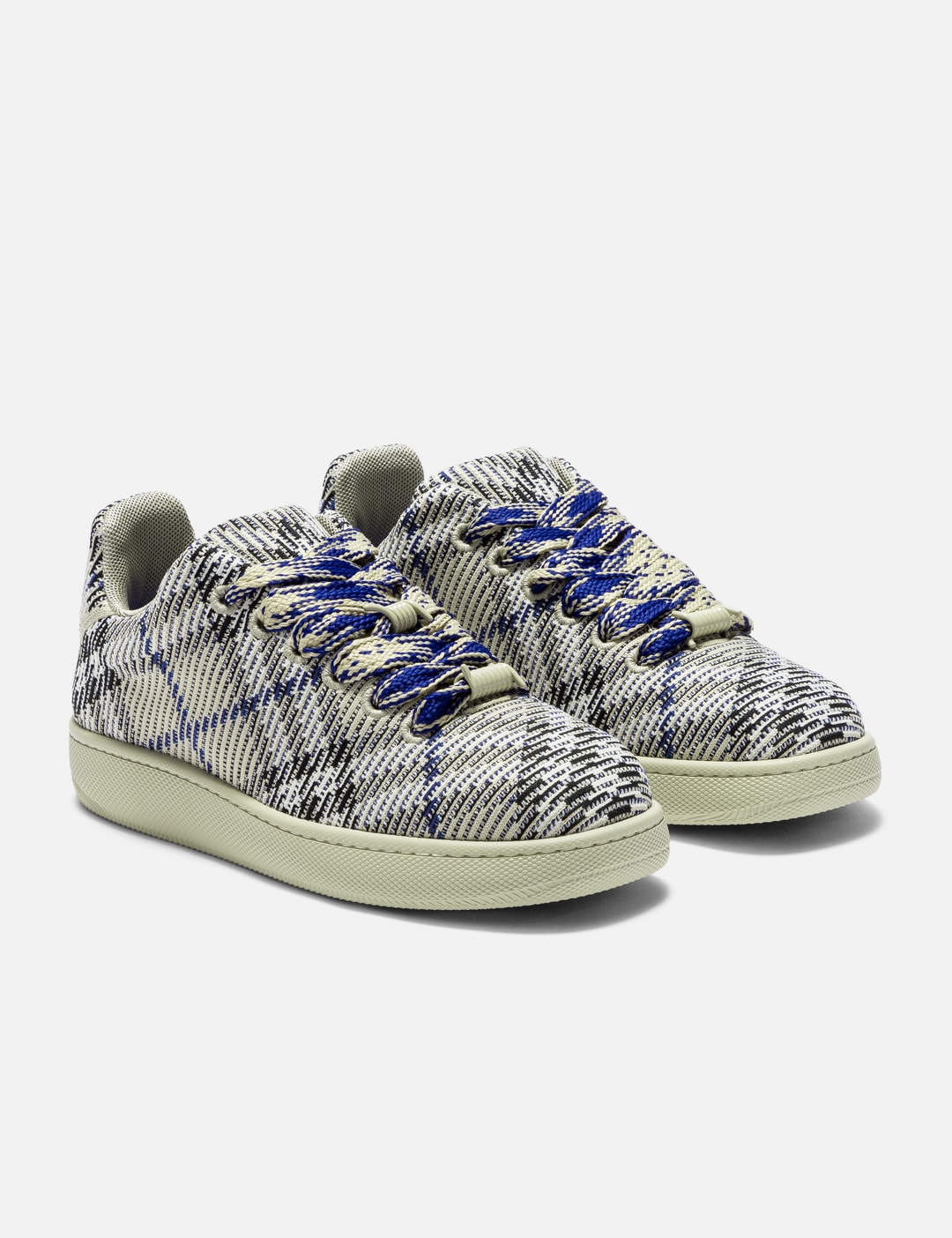 Check Knit Box Sneakers view 13