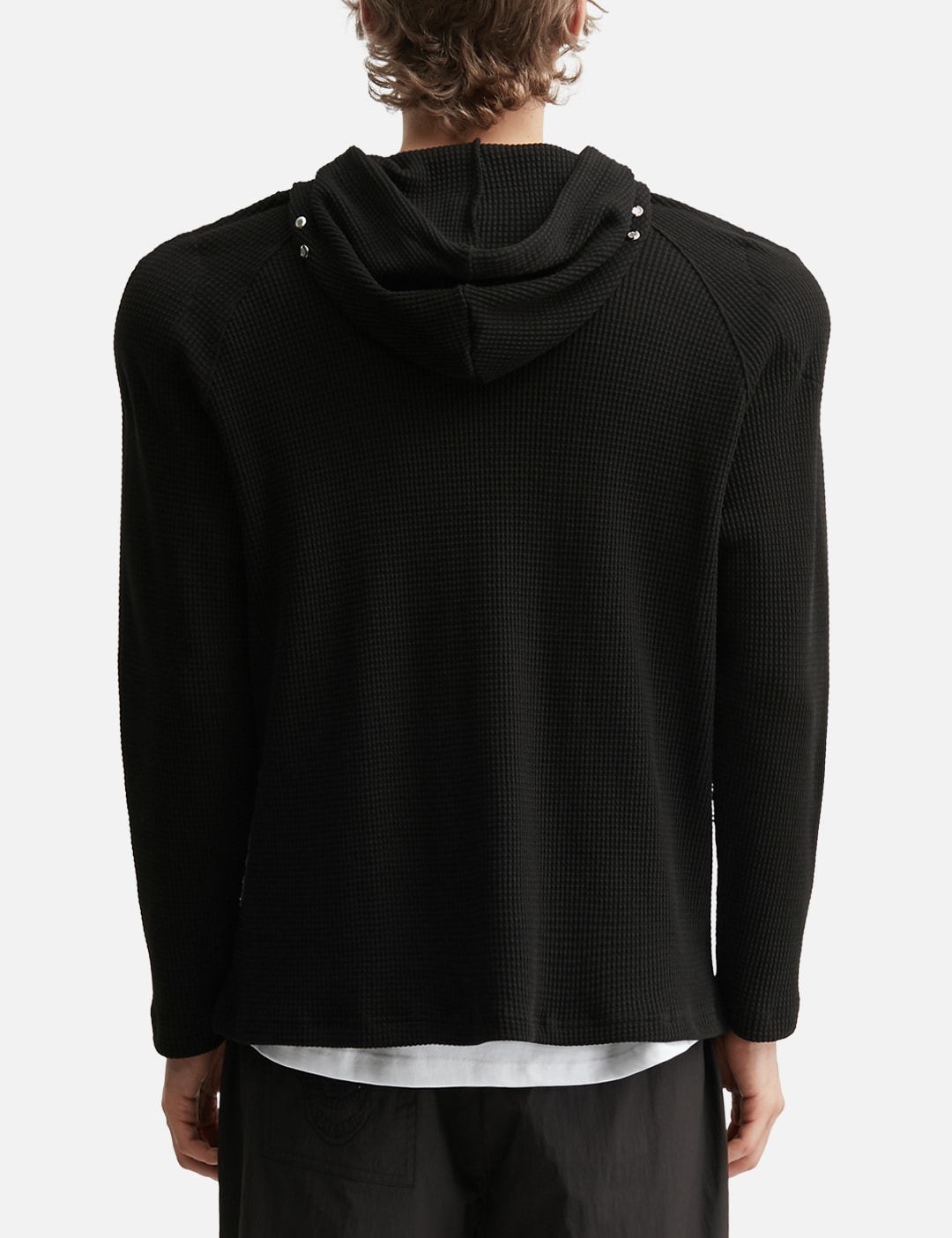 Bulk Shoulder Waffle Hoodie view 19