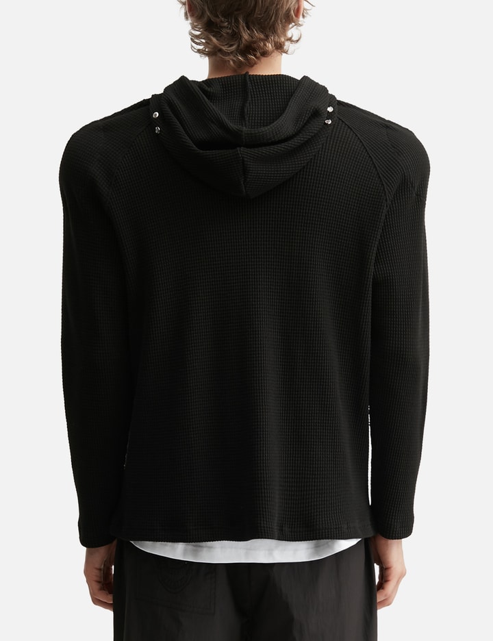 THUG CLUB Bulk Shoulder Waffle Hoodie