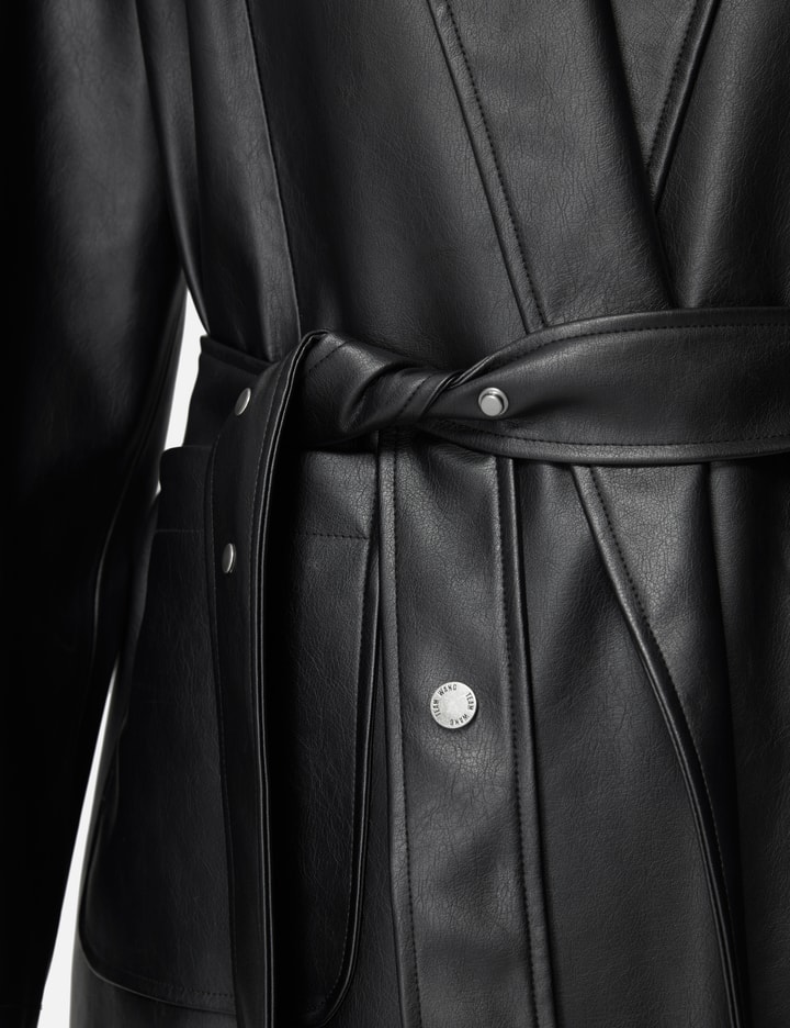 CHOICES FAUX LEATHER COAT Placeholder Image