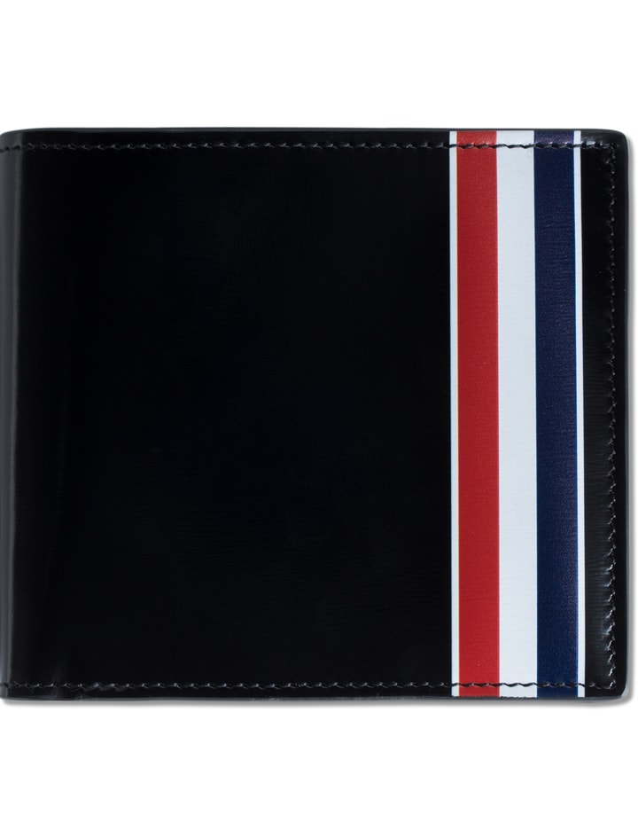 Calf Leather Billfold Wallet with RWB Printed Stripe Placeholder Image